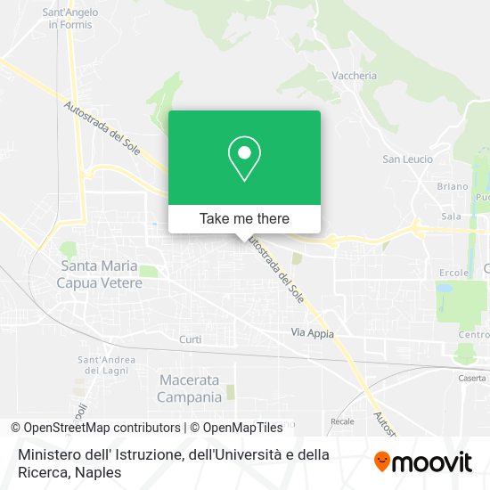 Ministero dell' Istruzione, dell'Università e della Ricerca map