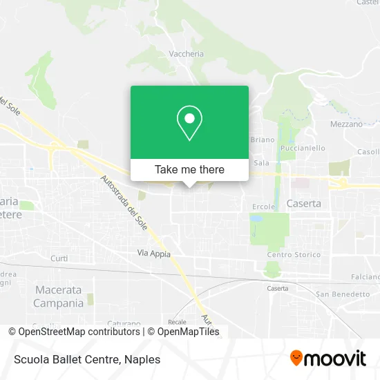 Scuola Ballet Centre map