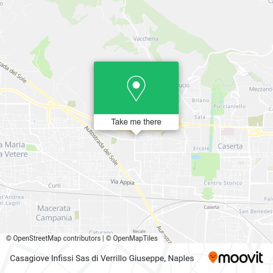 Casagiove Infissi Sas di Verrillo Giuseppe map