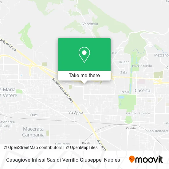 Casagiove Infissi Sas di Verrillo Giuseppe map