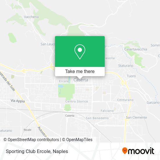 Sporting Club Ercole map