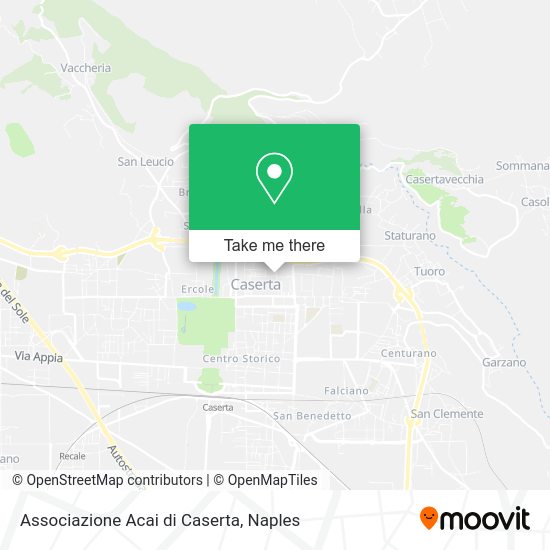 Associazione Acai di Caserta map