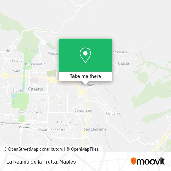 La Regina della Frutta map