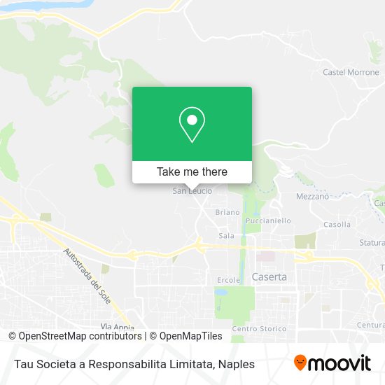 Tau Societa a Responsabilita Limitata map