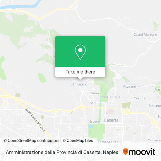 Amministrazione della Provincia di Caserta map