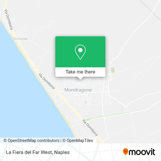 La Fiera del Far West map