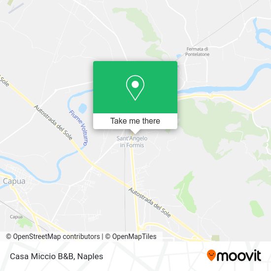 Casa Miccio B&B map
