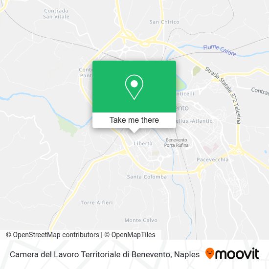 Camera del Lavoro Territoriale di Benevento map