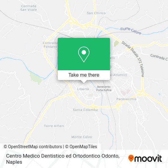 Centro Medico Dentistico ed Ortodontico Odonto map