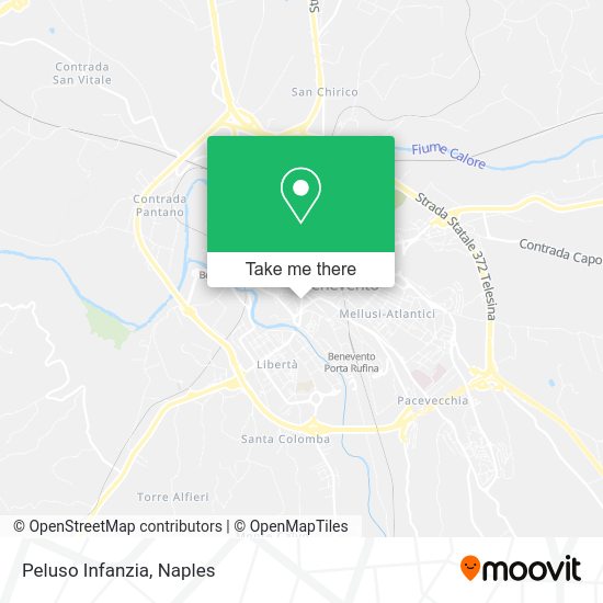 Peluso Infanzia map