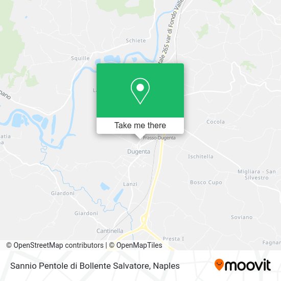 Sannio Pentole di Bollente Salvatore map
