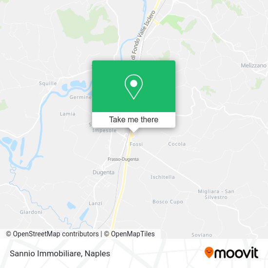 Sannio Immobiliare map