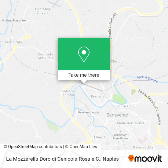 La Mozzarella Doro di Cenicola Rosa e C. map