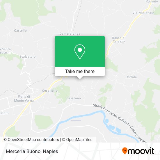 Merceria Buono map