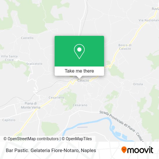 Bar Pastic. Gelateria Fiore-Notaro map