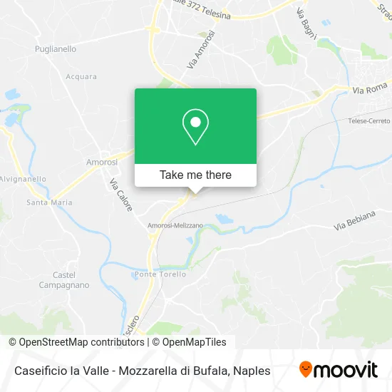 Caseificio la Valle - Mozzarella di Bufala map