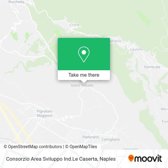 Consorzio Area Sviluppo Ind.Le Caserta map