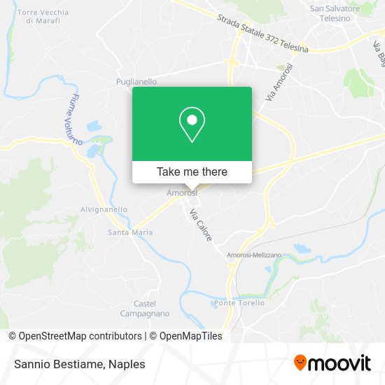 Sannio Bestiame map