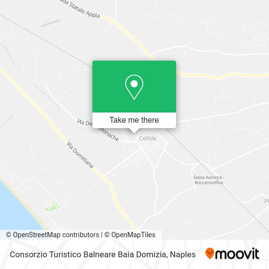 Consorzio Turistico Balneare Baia Domizia map