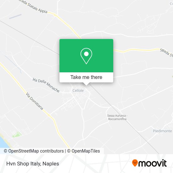 Hvn Shop Italy map