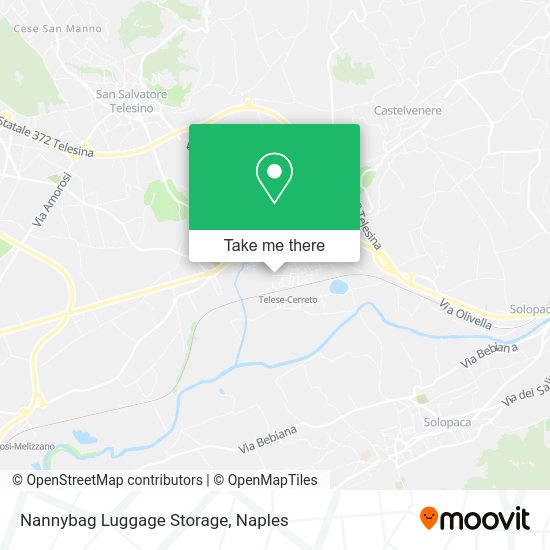 Nannybag Luggage Storage map