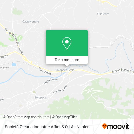 Società Olearia Industrie Affini S.O.I.A. map