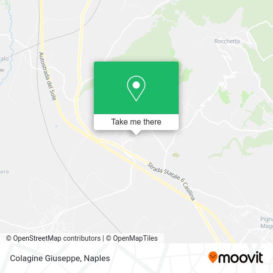 Colagine Giuseppe map