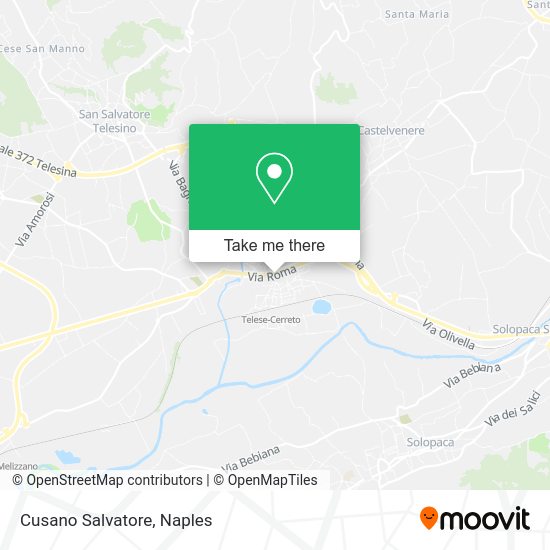 Cusano Salvatore map