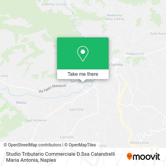 Studio Tributario Commerciale D.Ssa Calandrelli Maria Antonia map