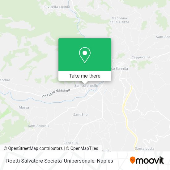 Roetti Salvatore Societa' Unipersonale map