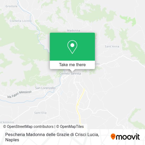 Pescheria Madonna delle Grazie di Crisci Lucia map
