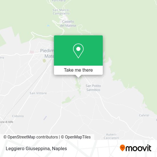 Leggiero Giuseppina map