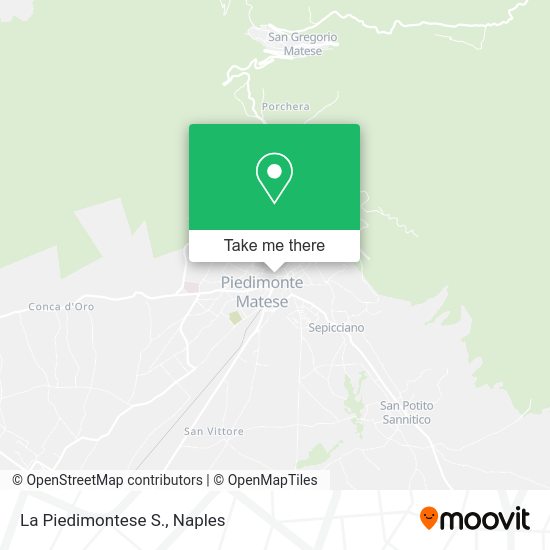 La Piedimontese S. map