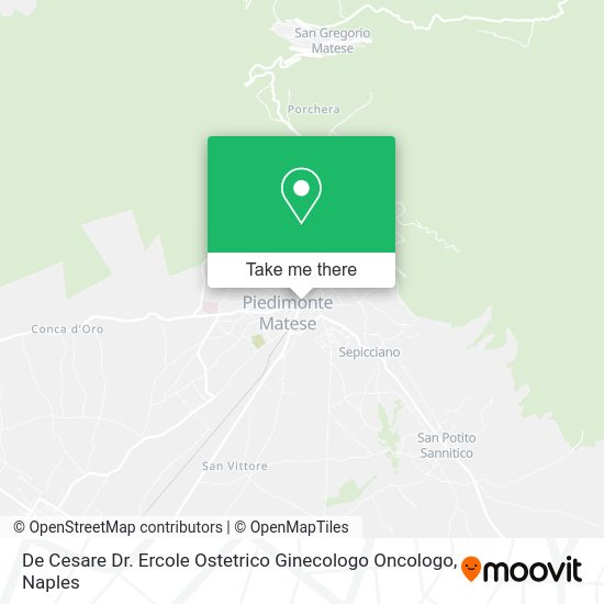 De Cesare Dr. Ercole Ostetrico Ginecologo Oncologo map