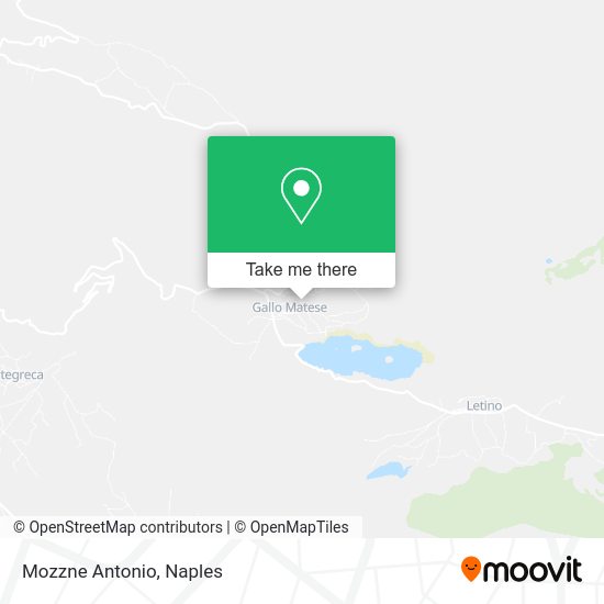 Mozzne Antonio map