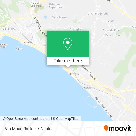 Via Mauri Raffaele map