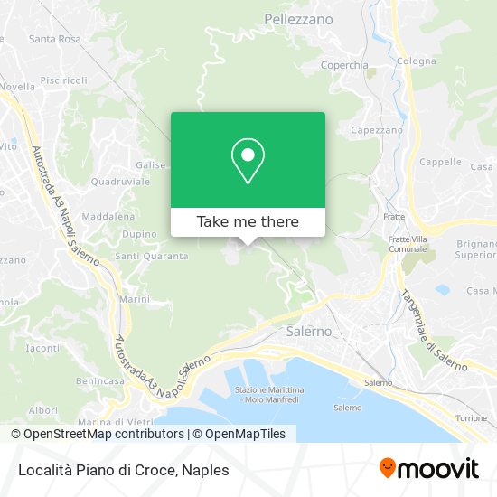 Località Piano di Croce map