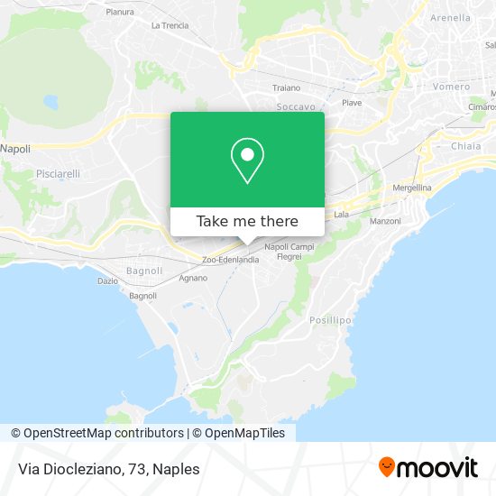 Via Diocleziano, 73 map