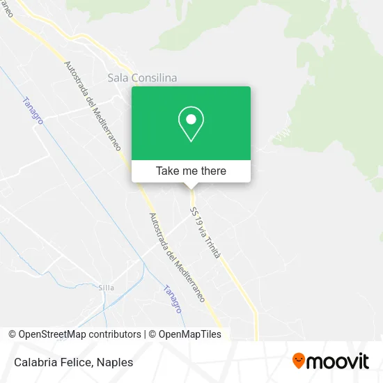 Calabria Felice map