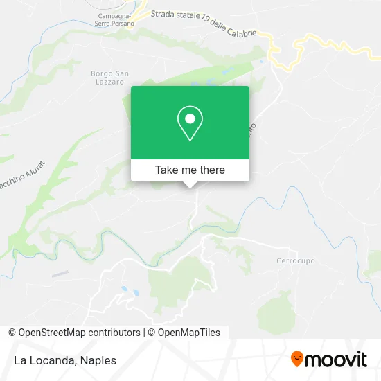 La Locanda map