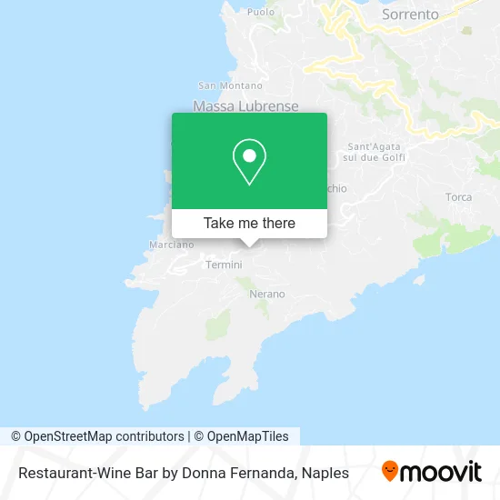 Restaurant-Wine Bar by Donna Fernanda map