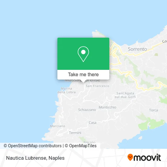Nautica Lubrense map