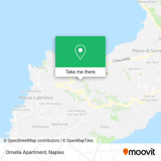 Ornella Apartment map