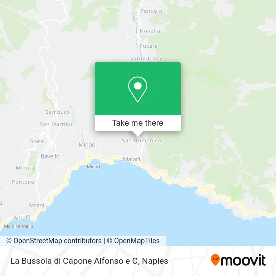 La Bussola di Capone Alfonso e C map