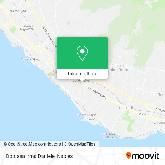 Dott.ssa Irma Daniele map