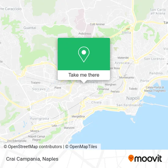 Crai Campania map