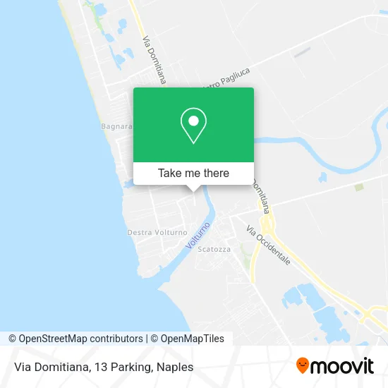 Via Domitiana, 13 Parking map