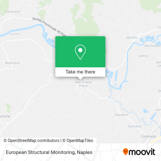 European Structural Monitoring map