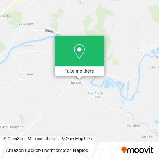 Amazon Locker-Thermometer map