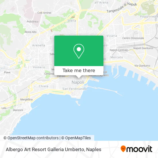 Albergo Art Resort Galleria Umberto map